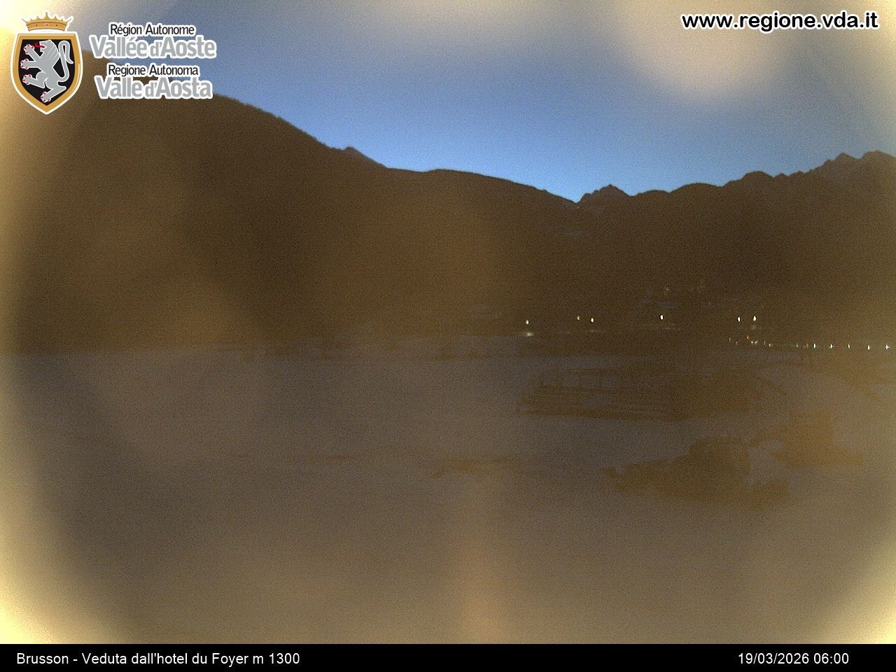 Archiv Foto Webcam Brusson (Aostatal)