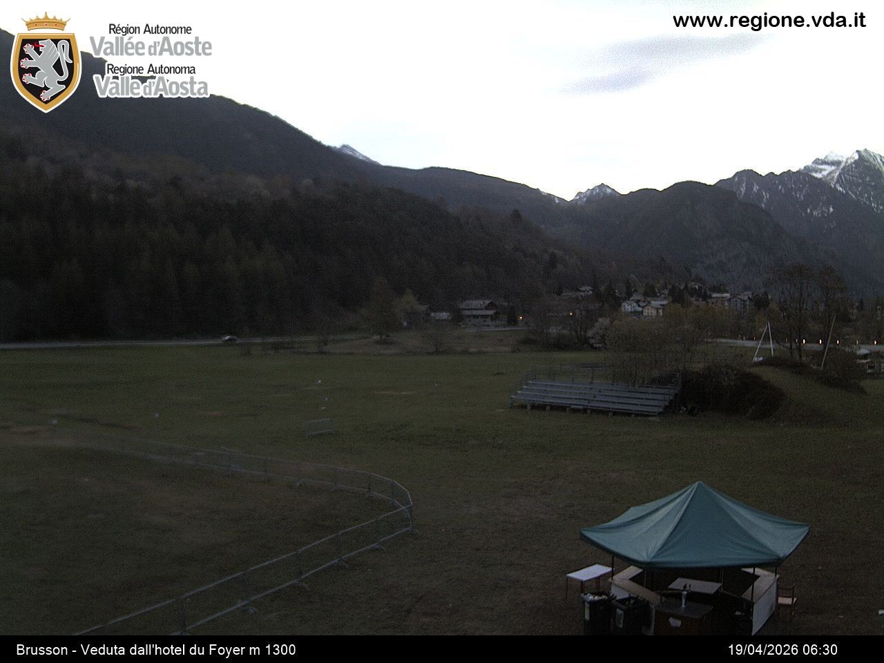 Archiv Foto Webcam Brusson (Aostatal)