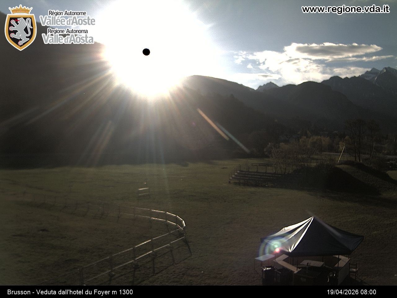 Archiv Foto Webcam Brusson (Aostatal)