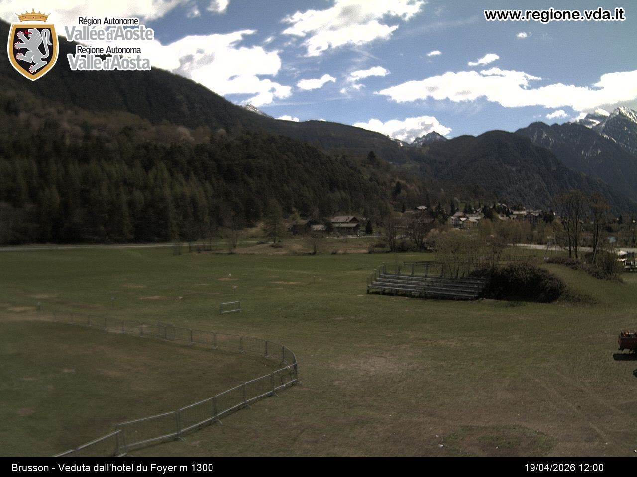 Archiv Foto Webcam Brusson (Aostatal)