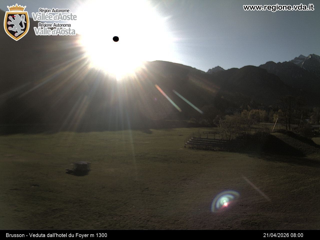 Archived image Webcam Brusson (Valley Aosta)