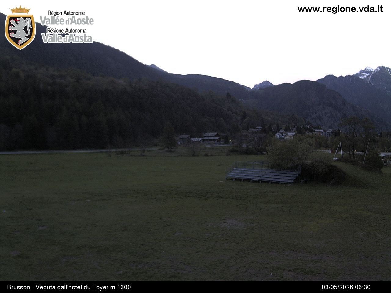 Archiv Foto Webcam Brusson (Aostatal)