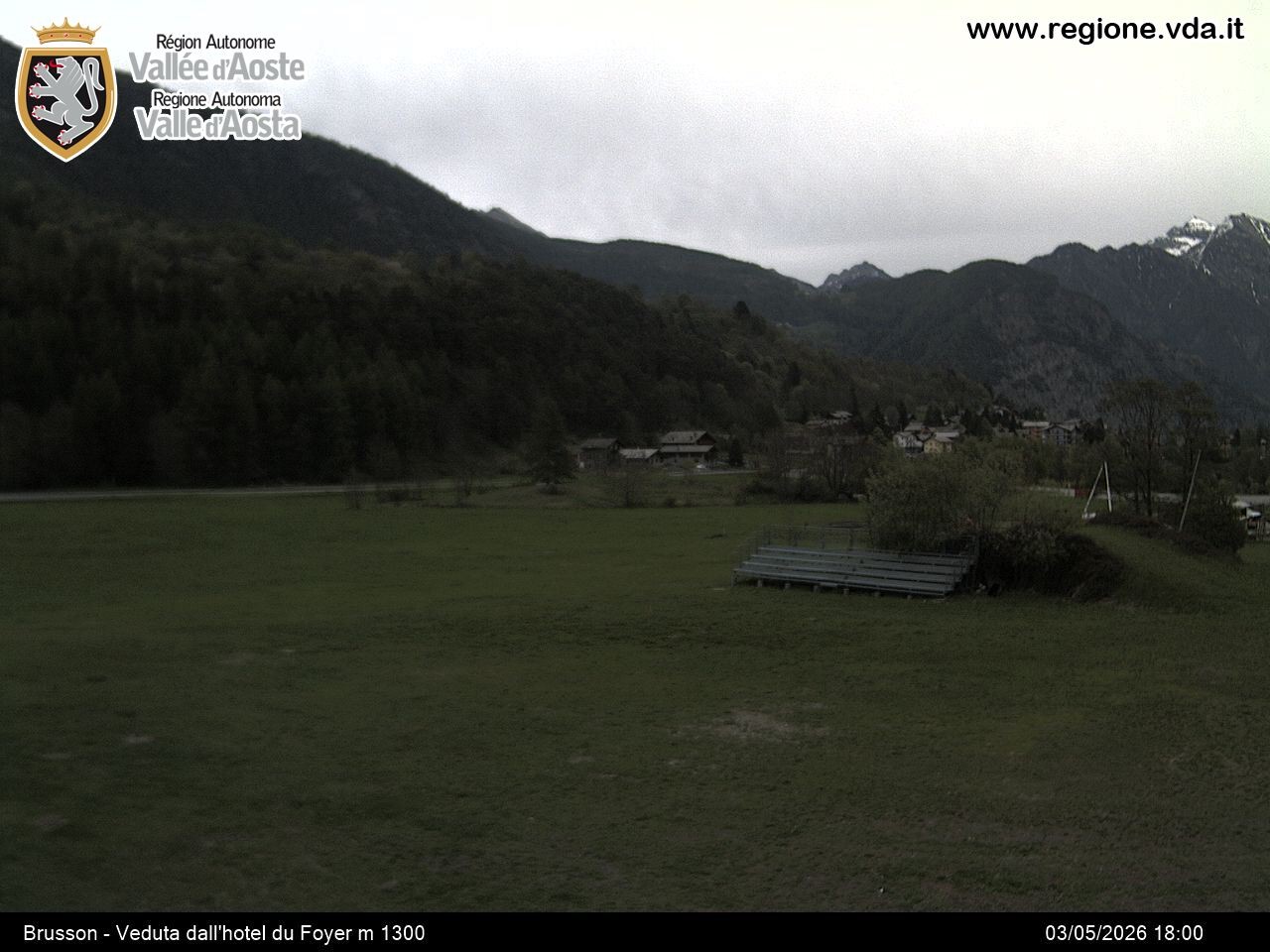 Archiv Foto Webcam Brusson (Aostatal)