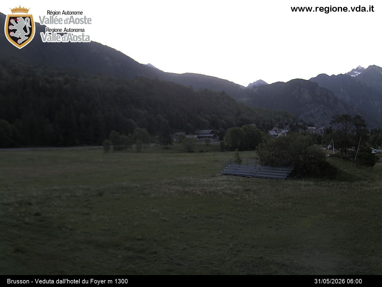Archiv Foto Webcam Brusson (Aostatal)