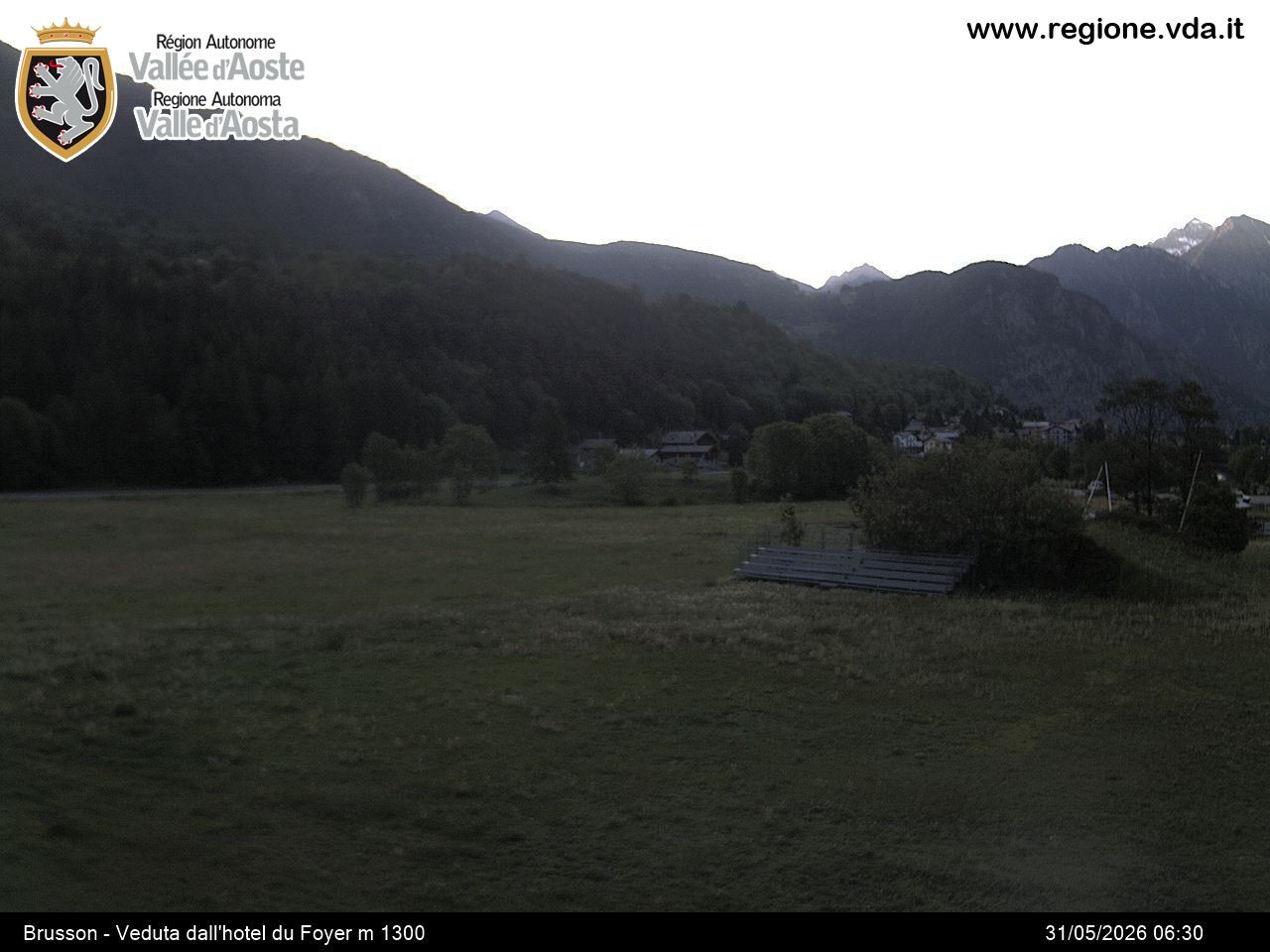 Archiv Foto Webcam Brusson (Aostatal)