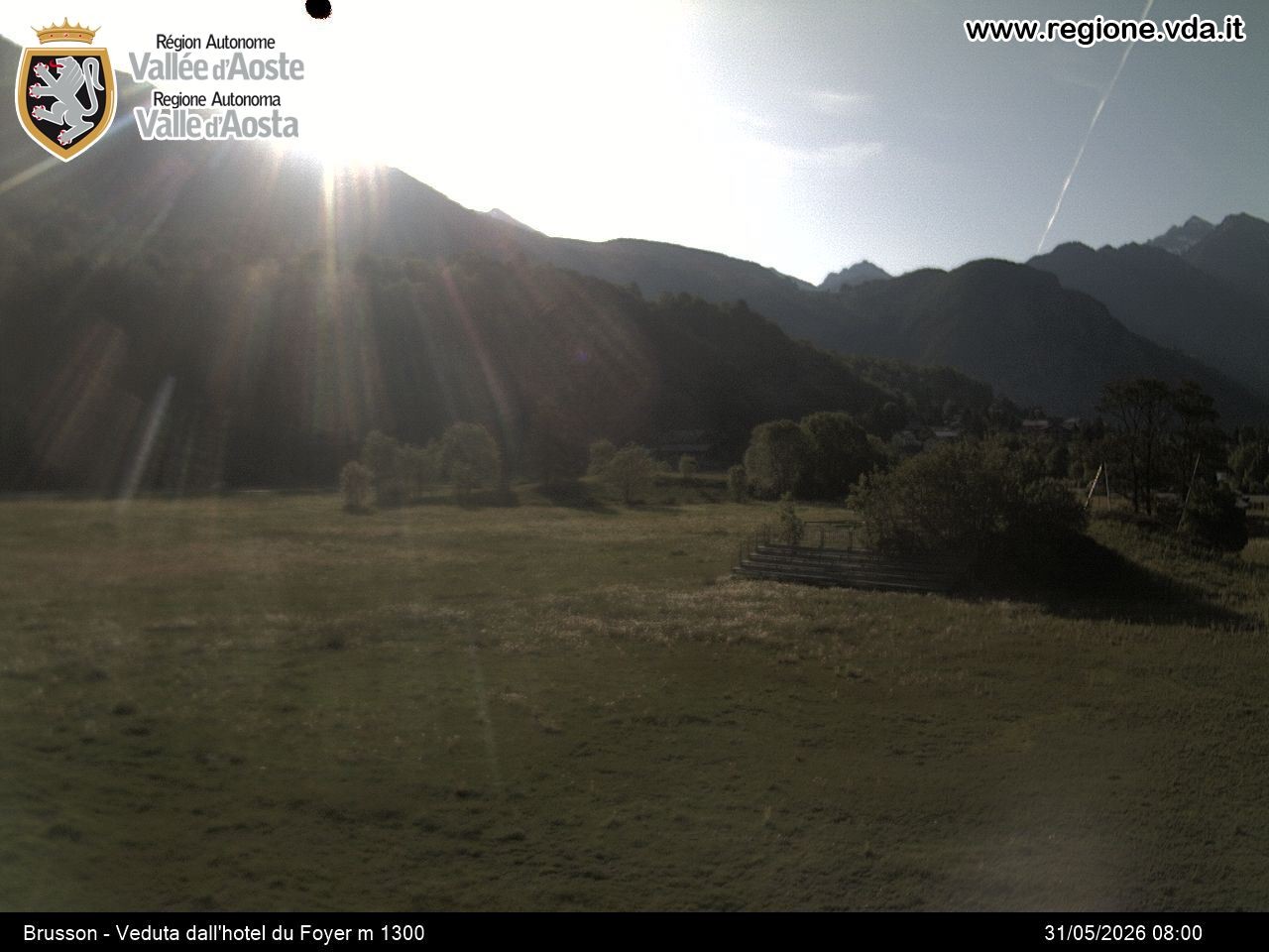 Archiv Foto Webcam Brusson (Aostatal)