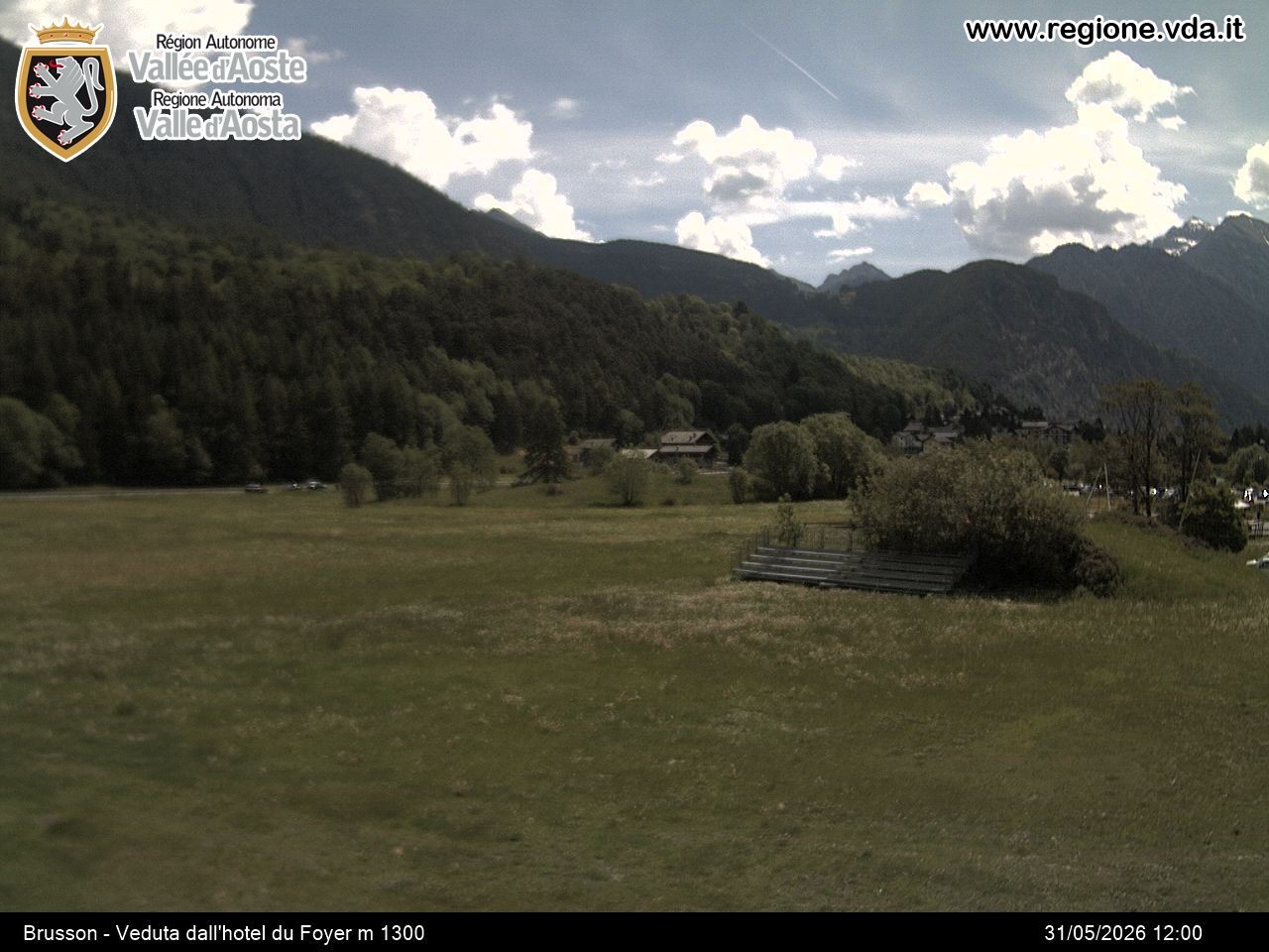 Archiv Foto Webcam Brusson (Aostatal)