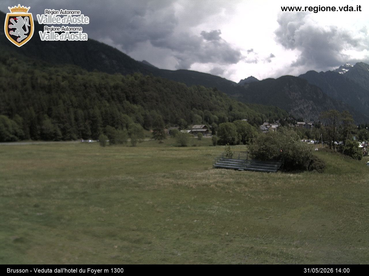 Archiv Foto Webcam Brusson (Aostatal)