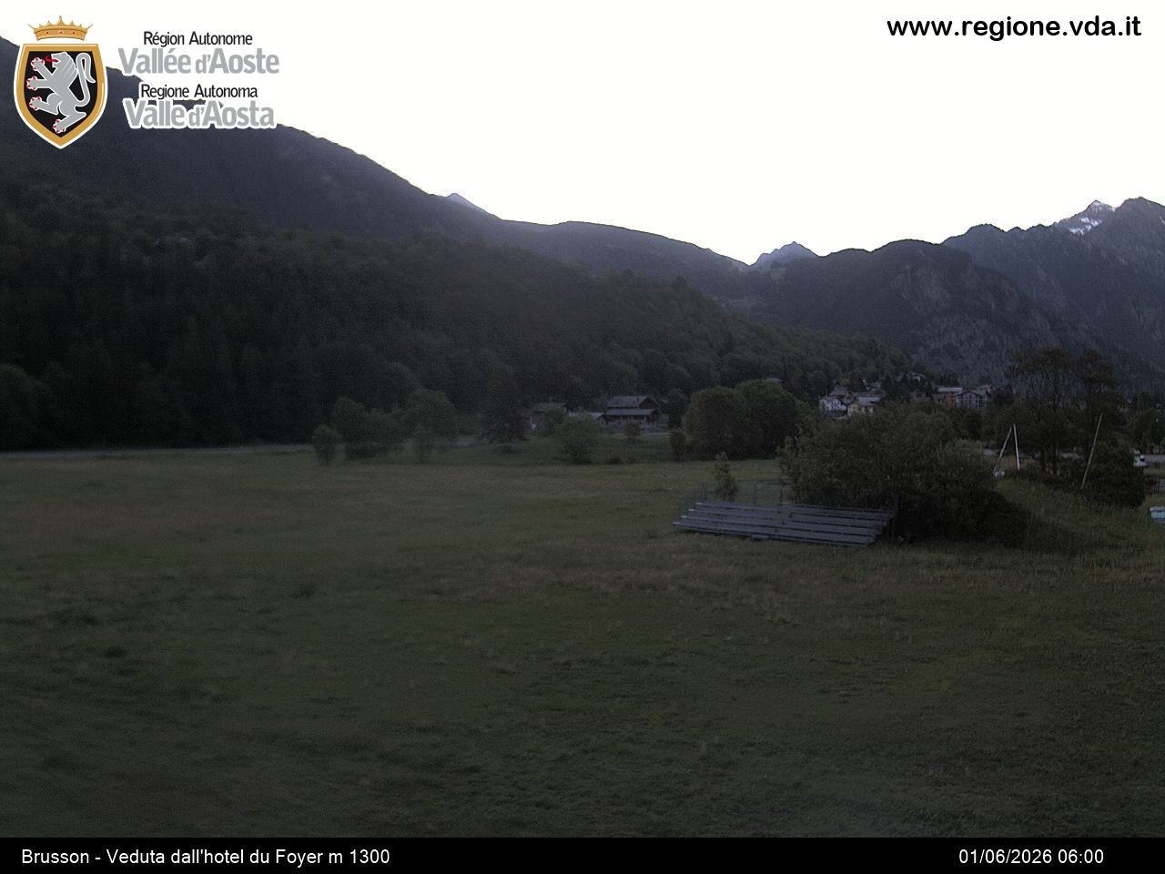 Archiv Foto Webcam Brusson (Aostatal)