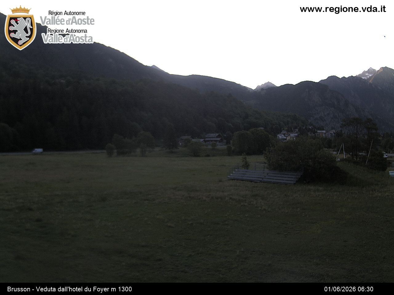 Archiv Foto Webcam Brusson (Aostatal)