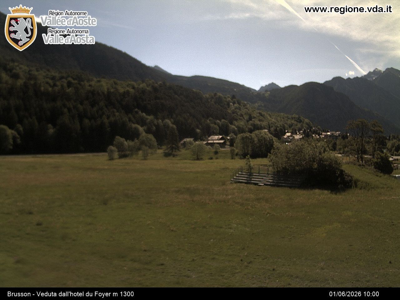 Archiv Foto Webcam Brusson (Aostatal)