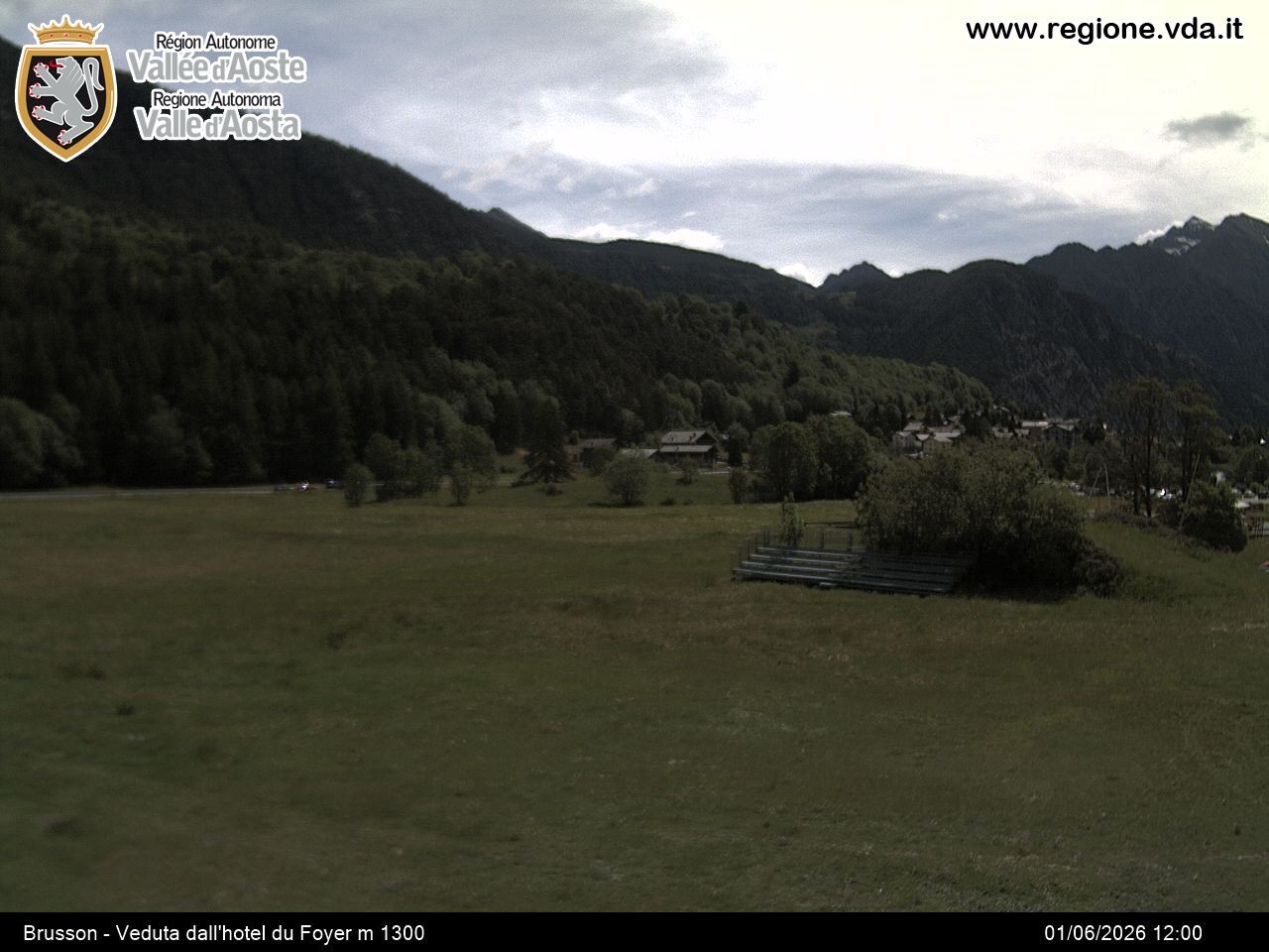 Archiv Foto Webcam Brusson (Aostatal)