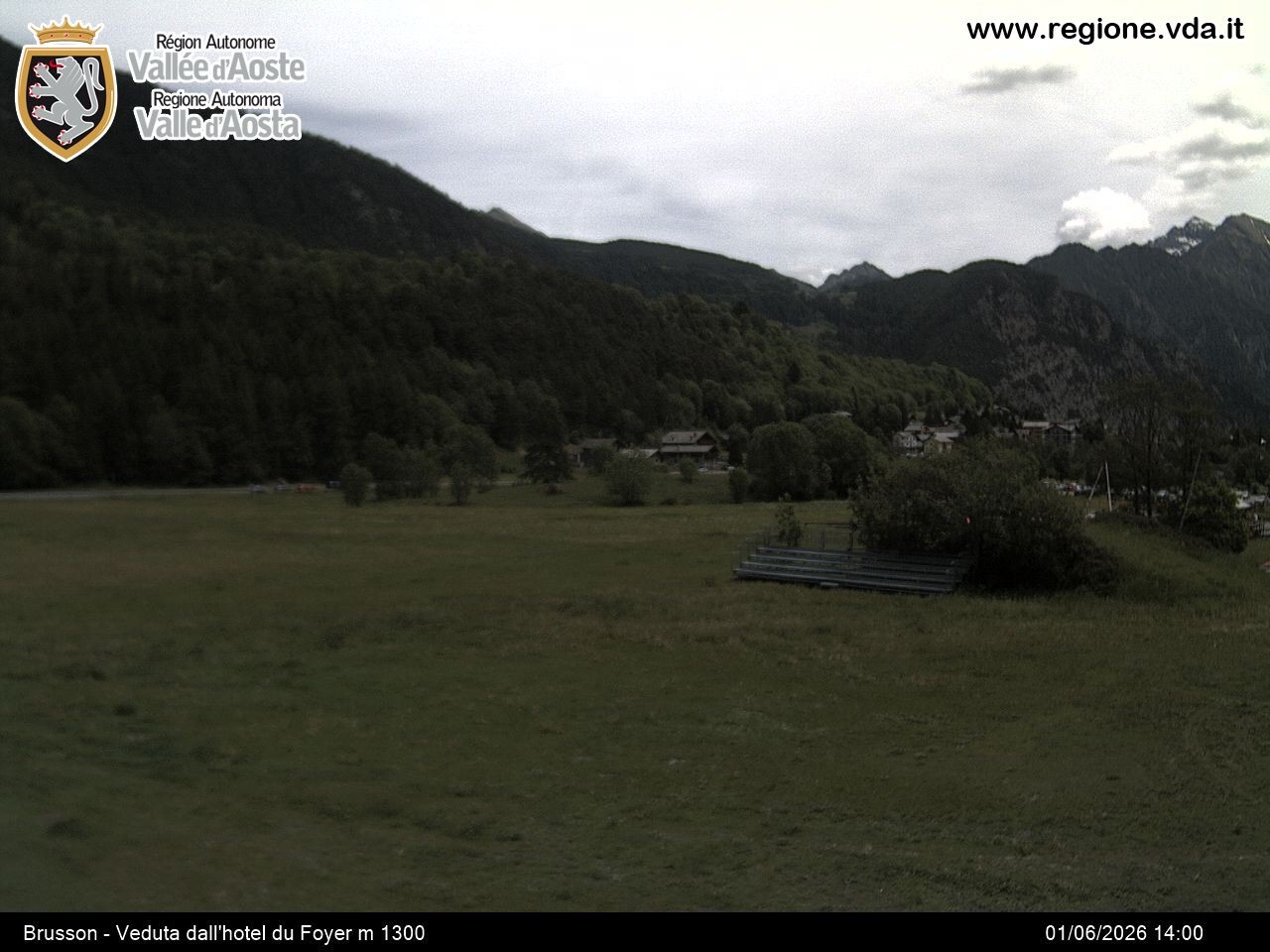 Archiv Foto Webcam Brusson (Aostatal)