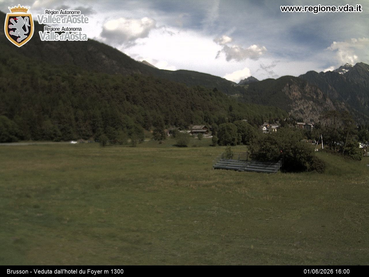 Archiv Foto Webcam Brusson (Aostatal)