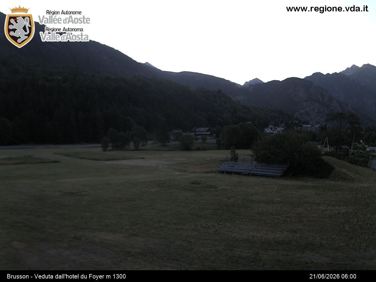 Archiv Foto Webcam Brusson (Aostatal)