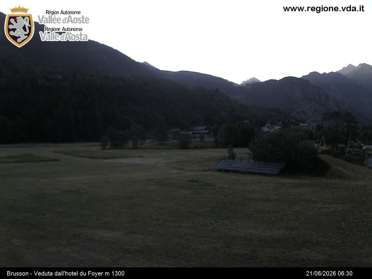 Archiv Foto Webcam Brusson (Aostatal)