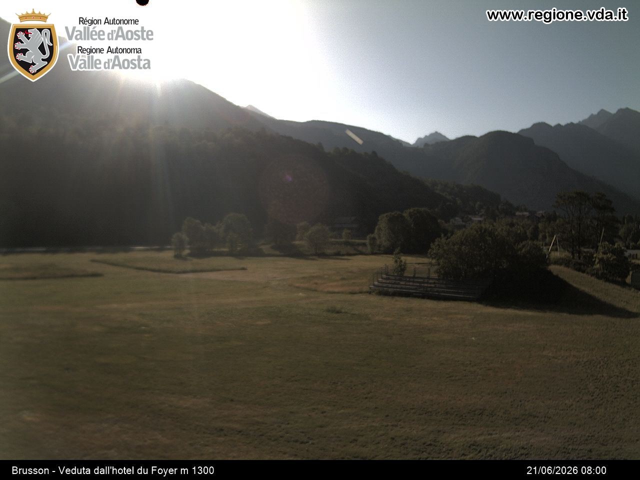 Archiv Foto Webcam Brusson (Aostatal)