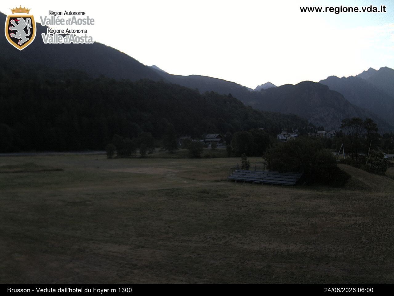 Archiv Foto Webcam Brusson (Aostatal)