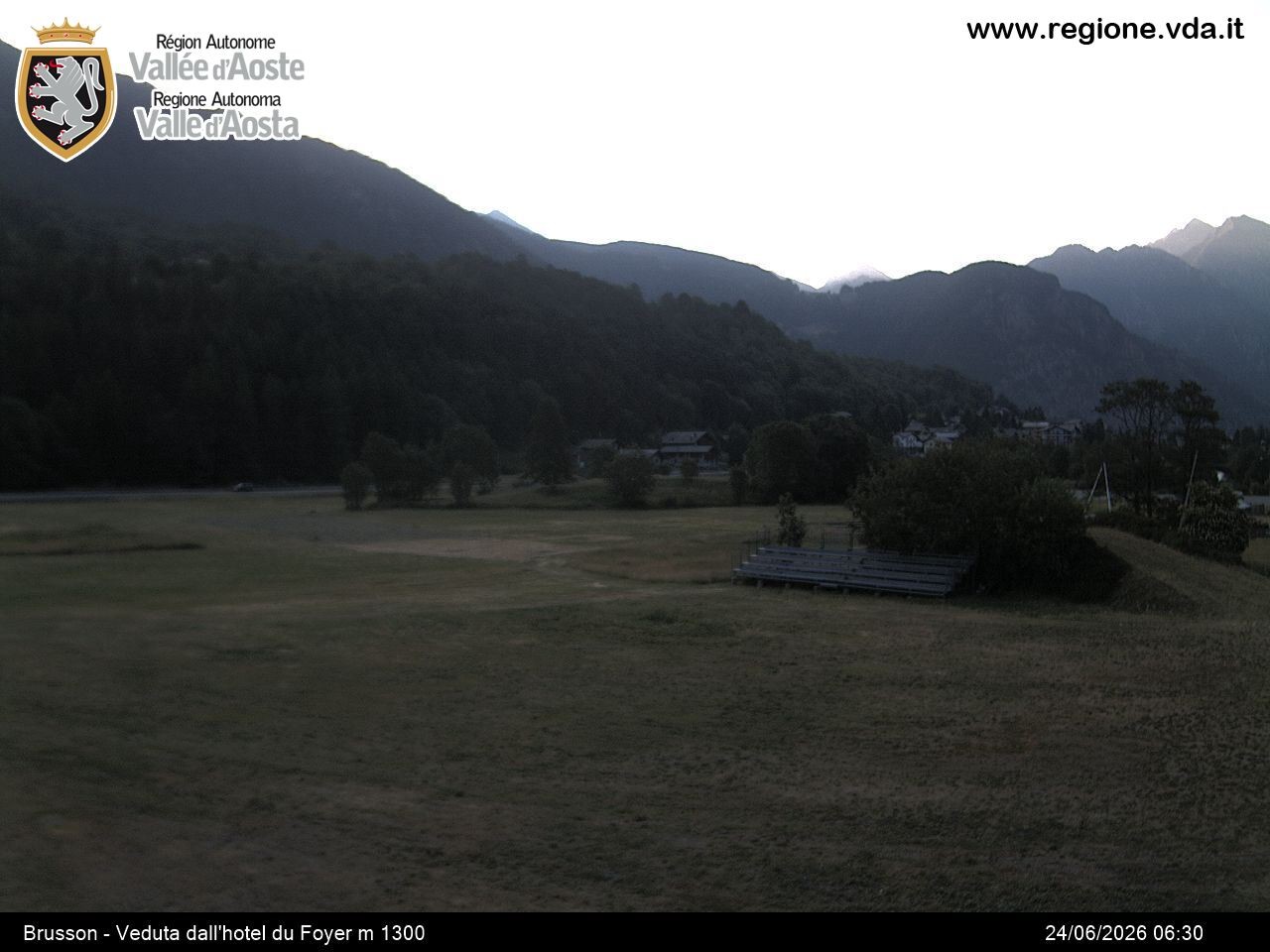 Archiv Foto Webcam Brusson (Aostatal)