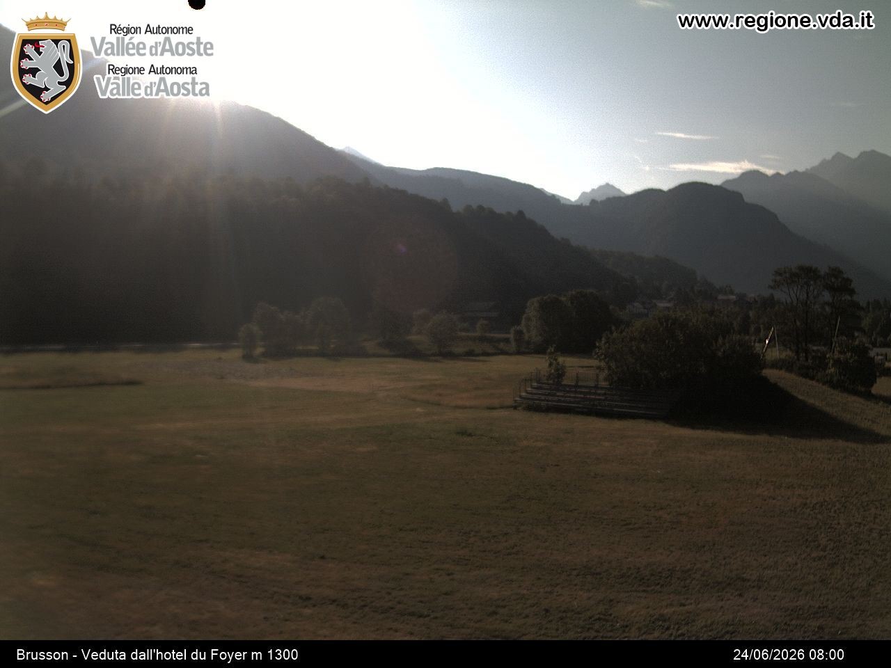 Archiv Foto Webcam Brusson (Aostatal)