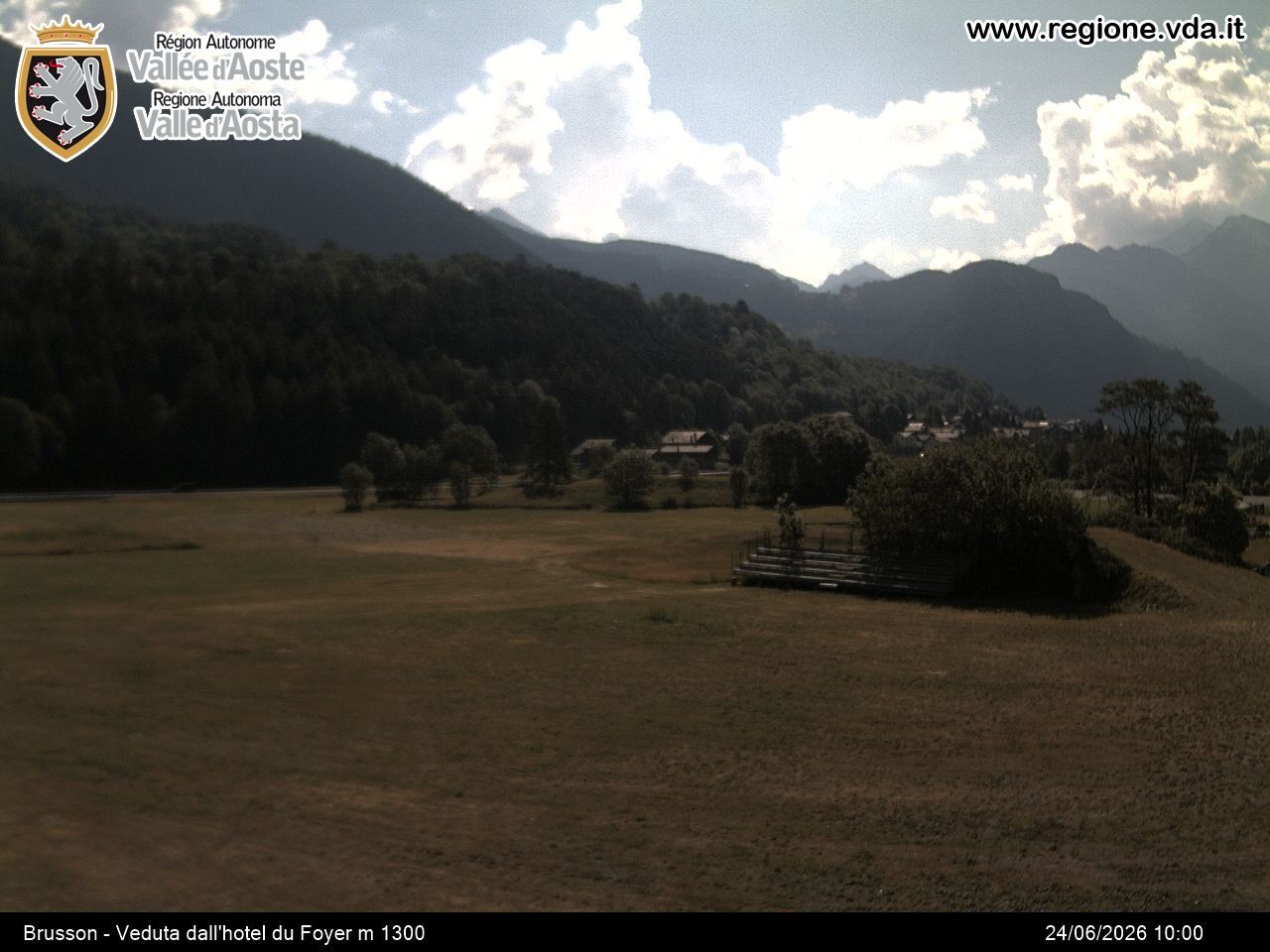Archiv Foto Webcam Brusson (Aostatal)