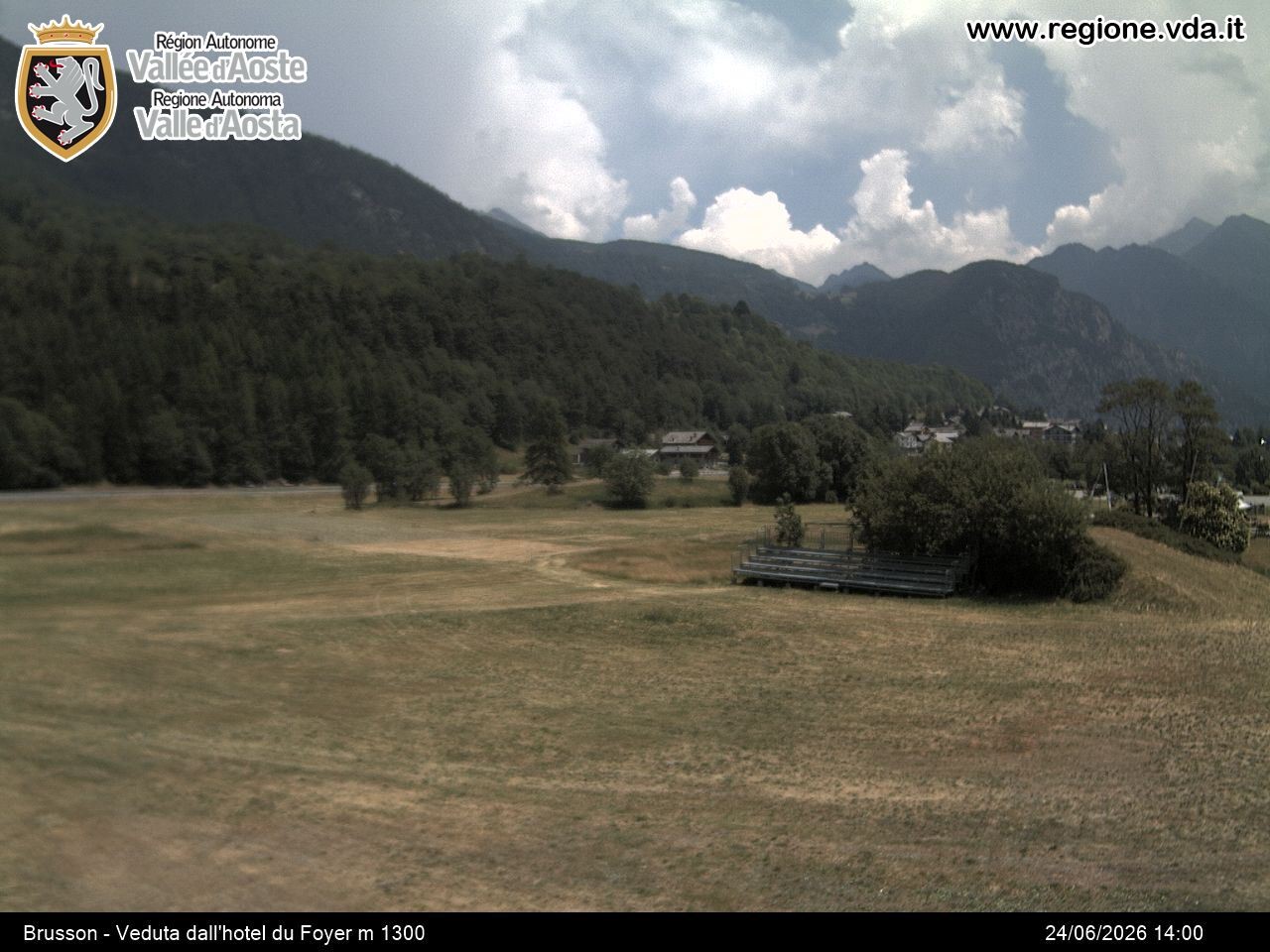 Archiv Foto Webcam Brusson (Aostatal)