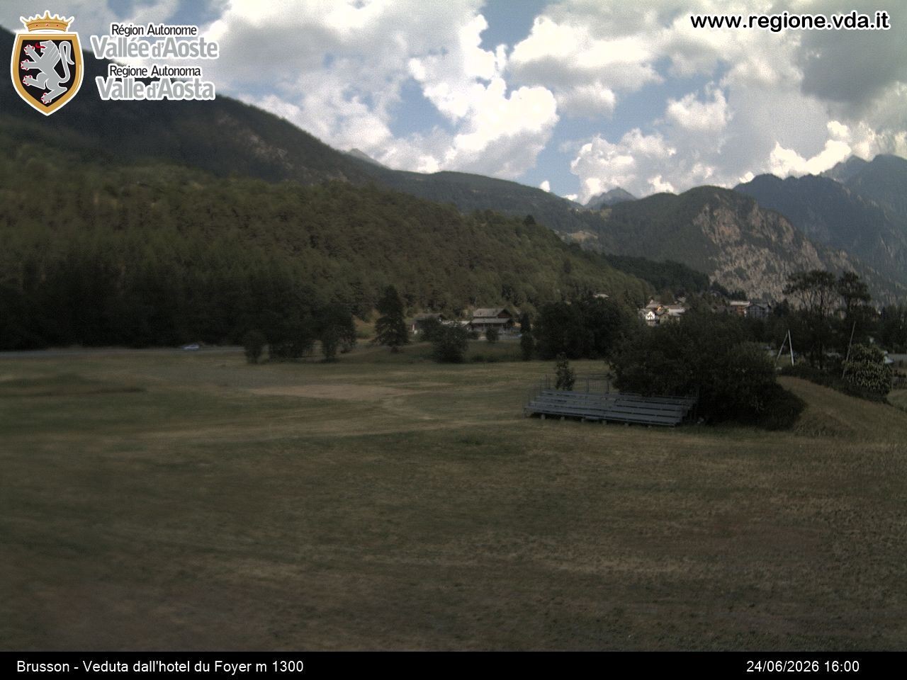 Archiv Foto Webcam Brusson (Aostatal)