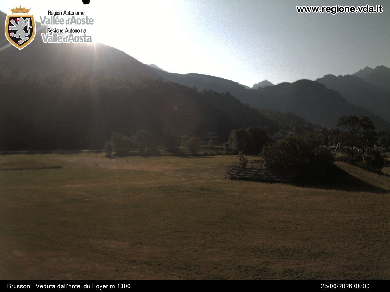 Archiv Foto Webcam Brusson (Aostatal)