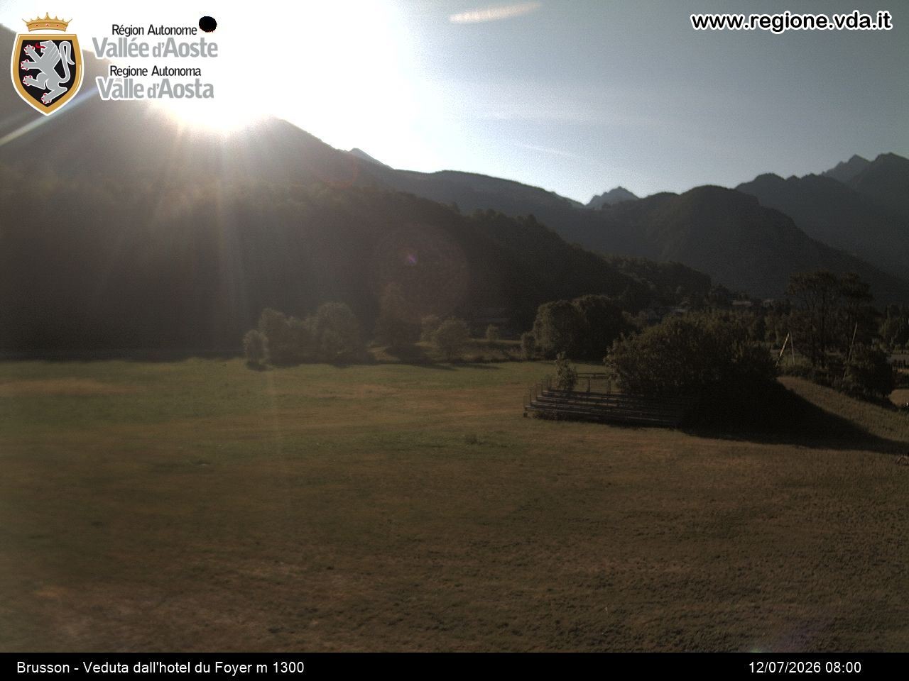 Archived image Webcam Brusson (Valley Aosta)