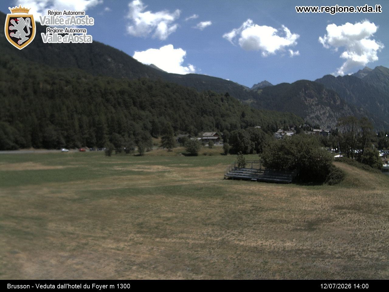 Archived image Webcam Brusson (Valley Aosta)