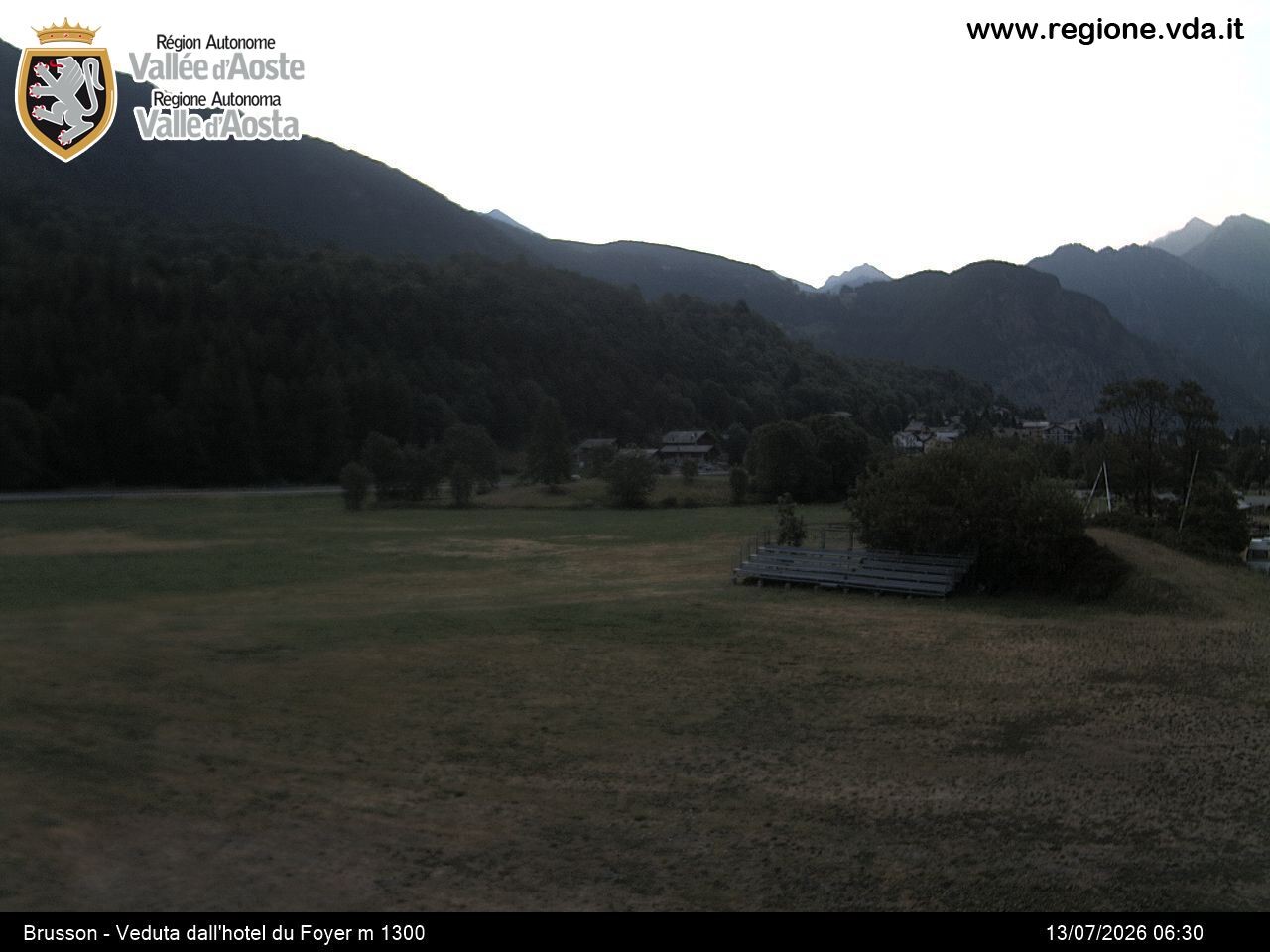 Archiv Foto Webcam Brusson (Aostatal)