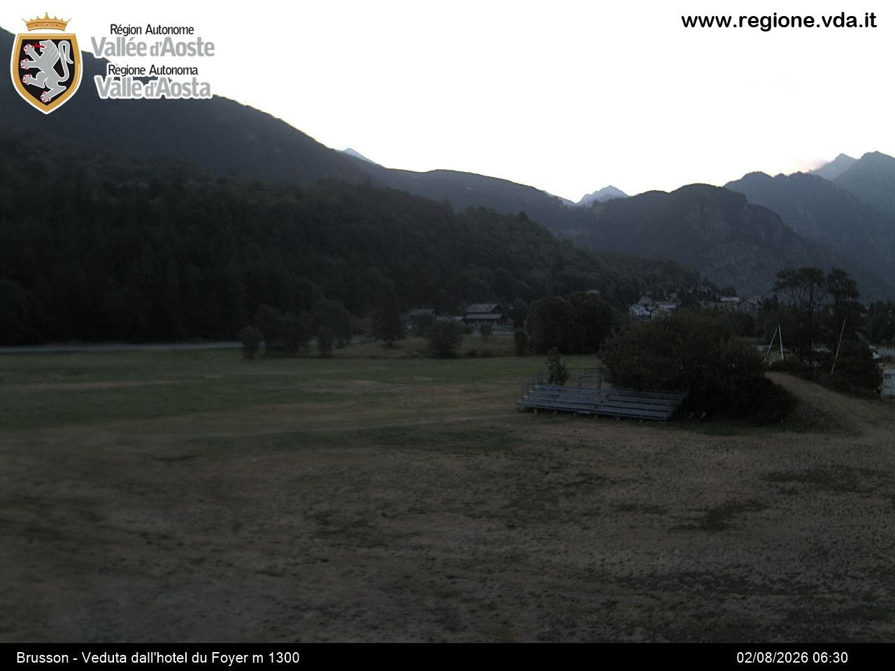Archiv Foto Webcam Brusson (Aostatal)