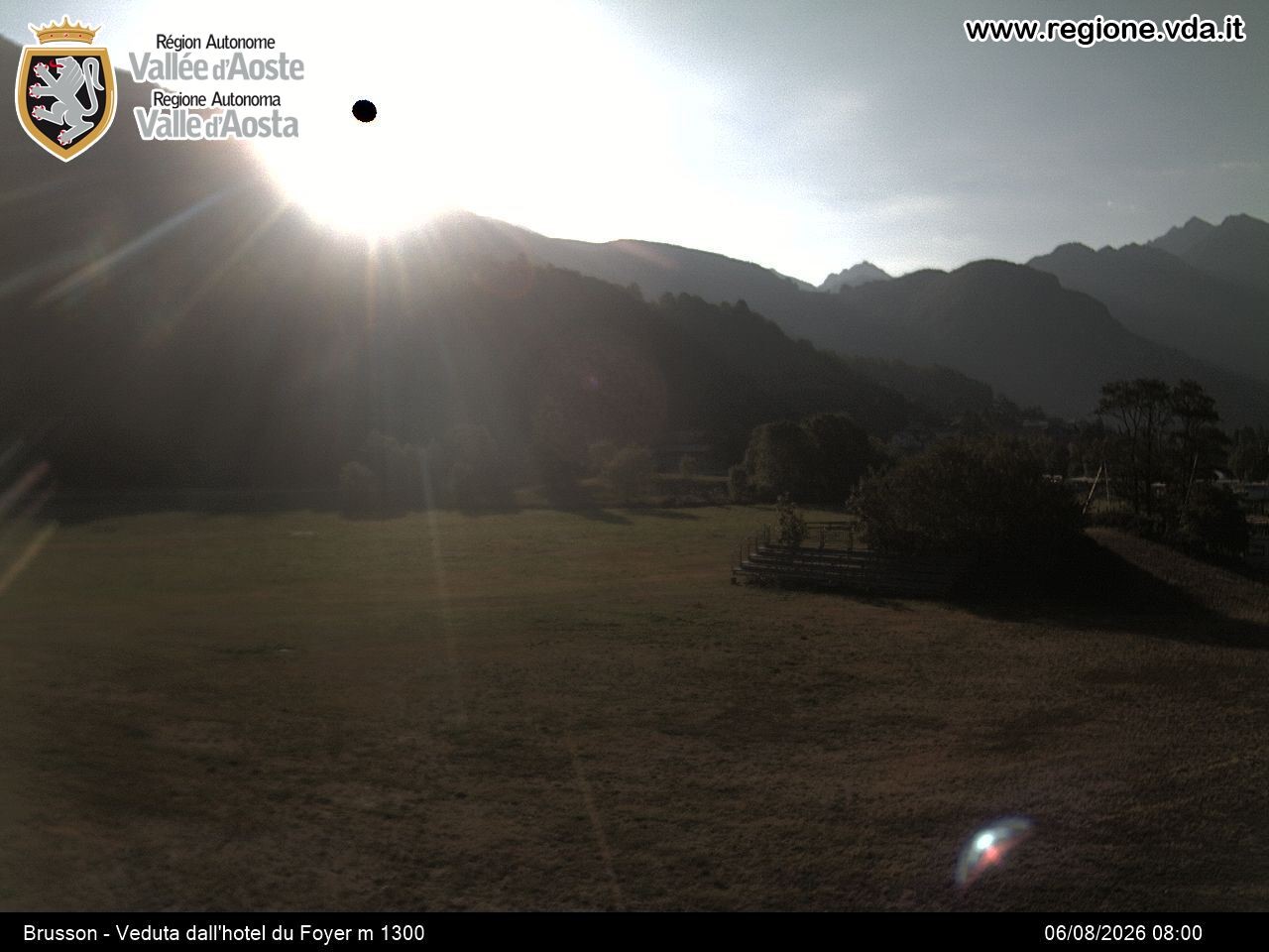 Archiv Foto Webcam Brusson (Aostatal)