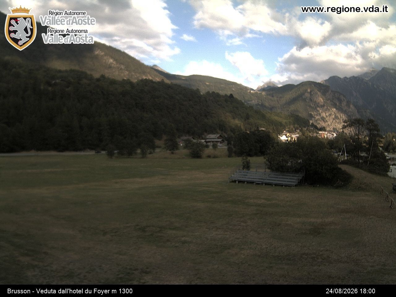 Archiv Foto Webcam Brusson (Aostatal)