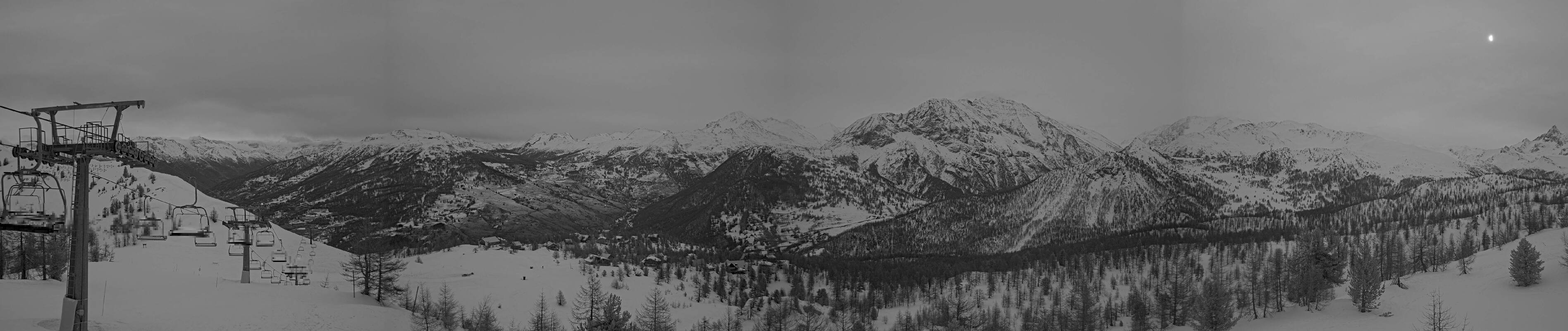 Archived image Webcam Via Lattea - Colle Bercia (Piemont)