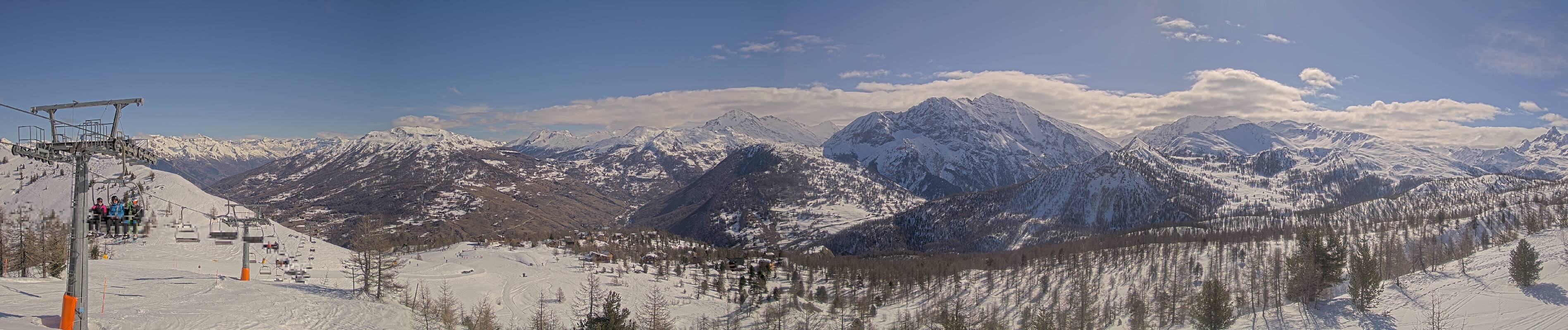 Archived image Webcam Via Lattea - Colle Bercia (Piemont)