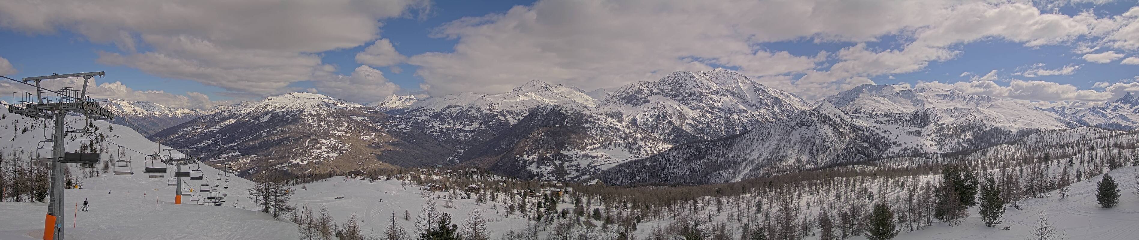 Archived image Webcam Via Lattea - Colle Bercia (Piemont)