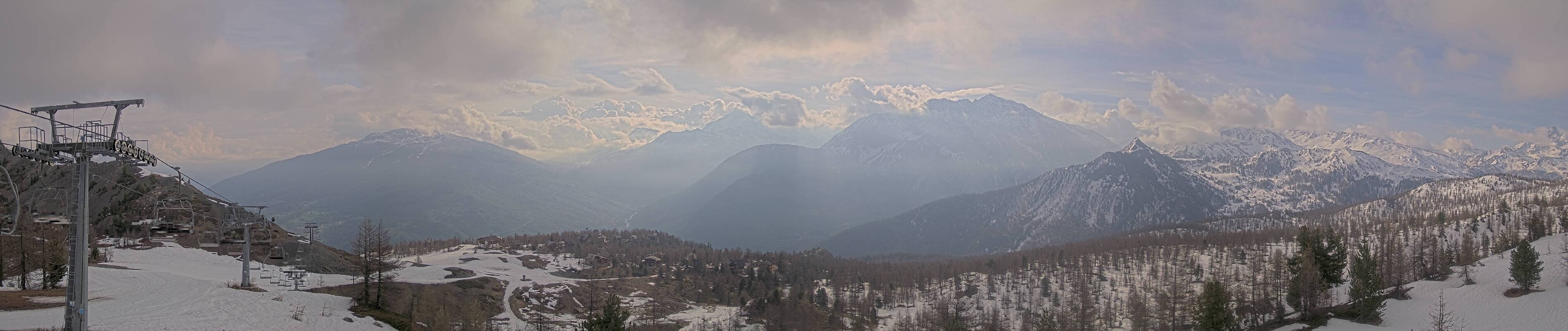 Archived image Webcam Via Lattea - Colle Bercia (Piemont)