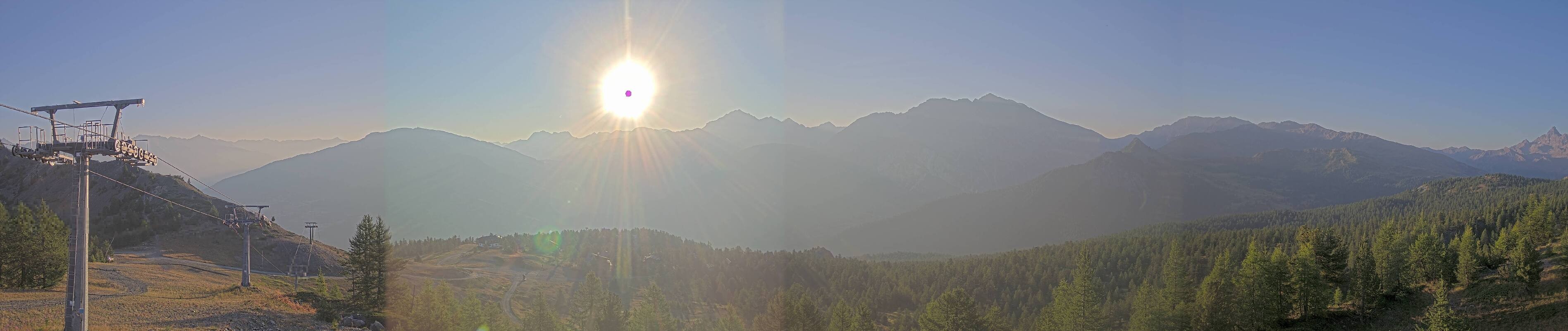 Archived image Webcam Via Lattea - Colle Bercia (Piemont)