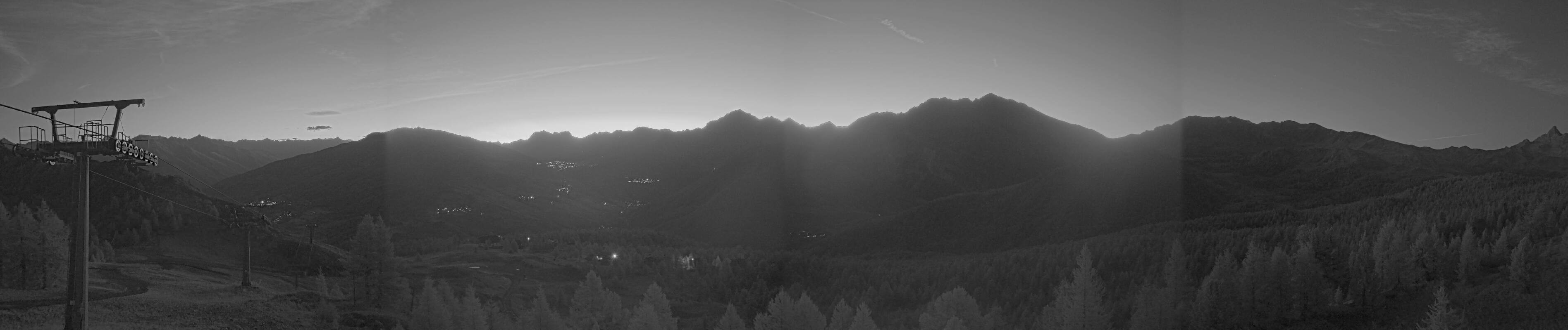Archived image Webcam Via Lattea - Colle Bercia (Piemont)