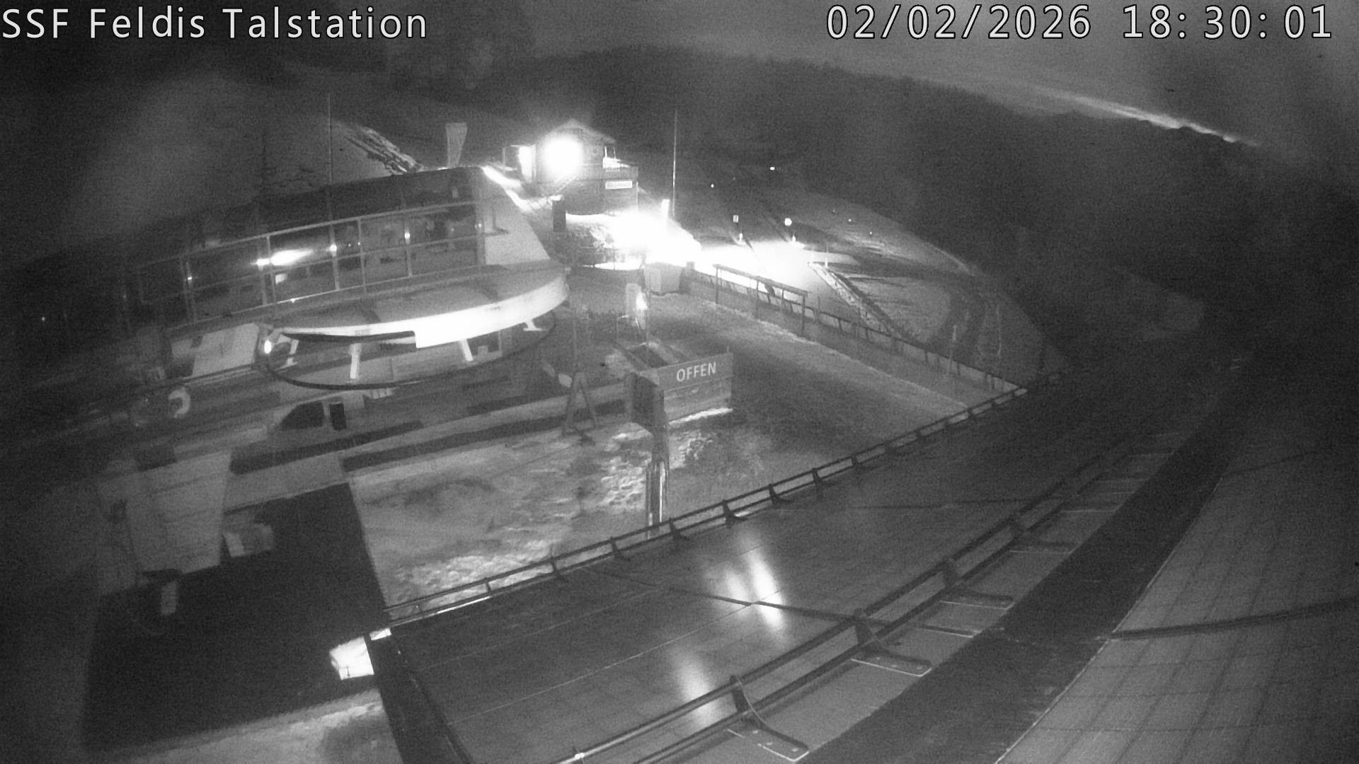 Archiv Foto Webcam Talstation Feldis/ Veulden