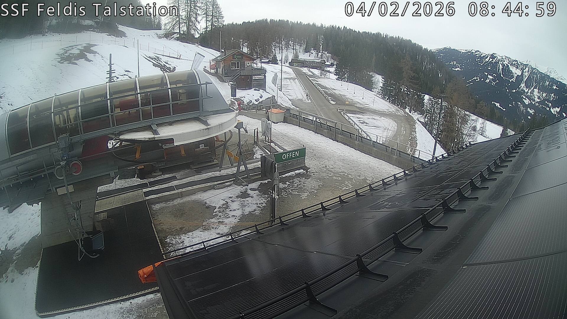 Archiv Foto Webcam Talstation Feldis/ Veulden