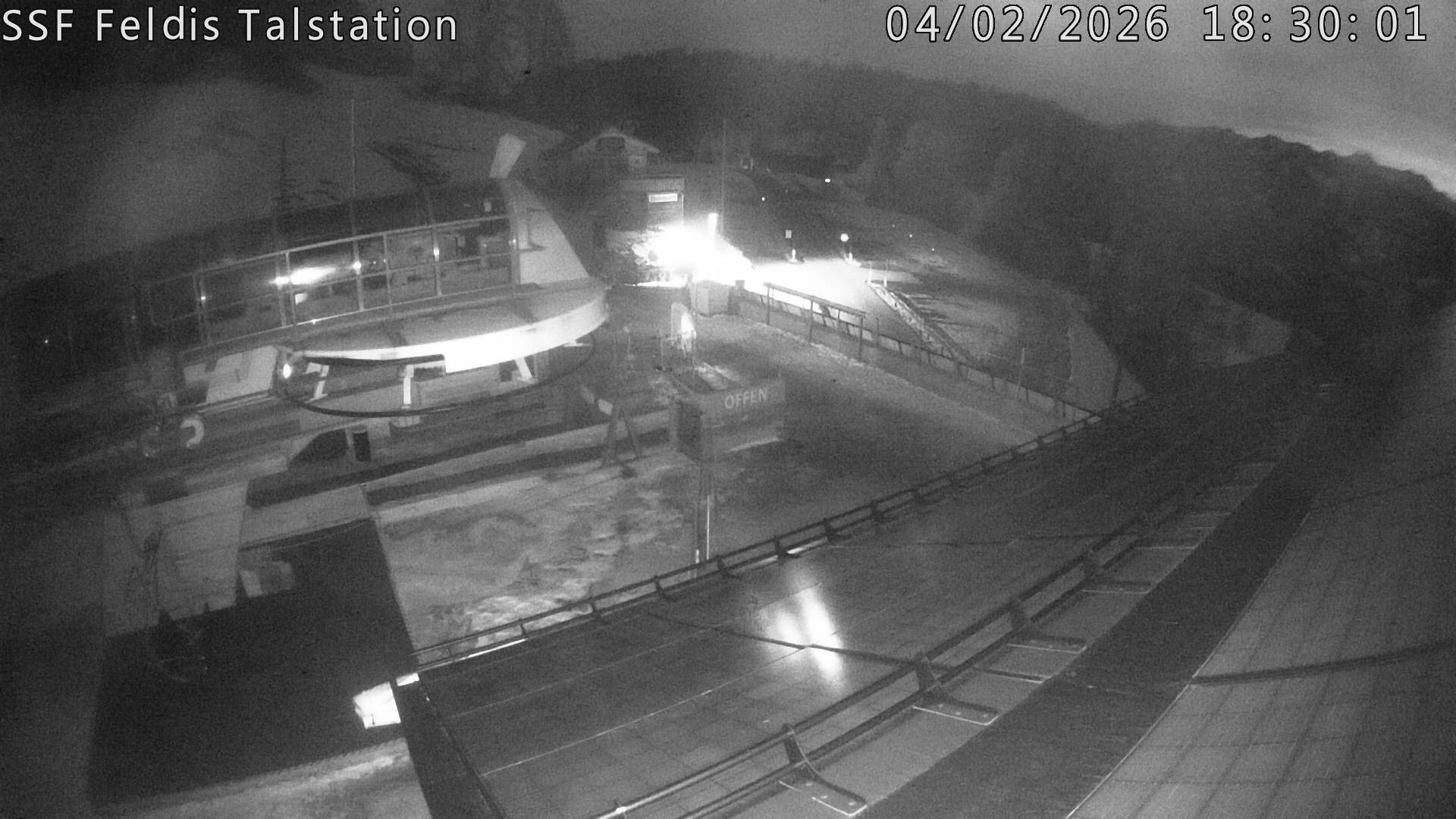 Archiv Foto Webcam Talstation Feldis/ Veulden