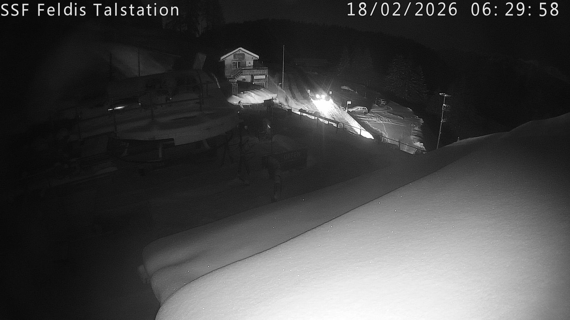 Archiv Foto Webcam Talstation Feldis/ Veulden