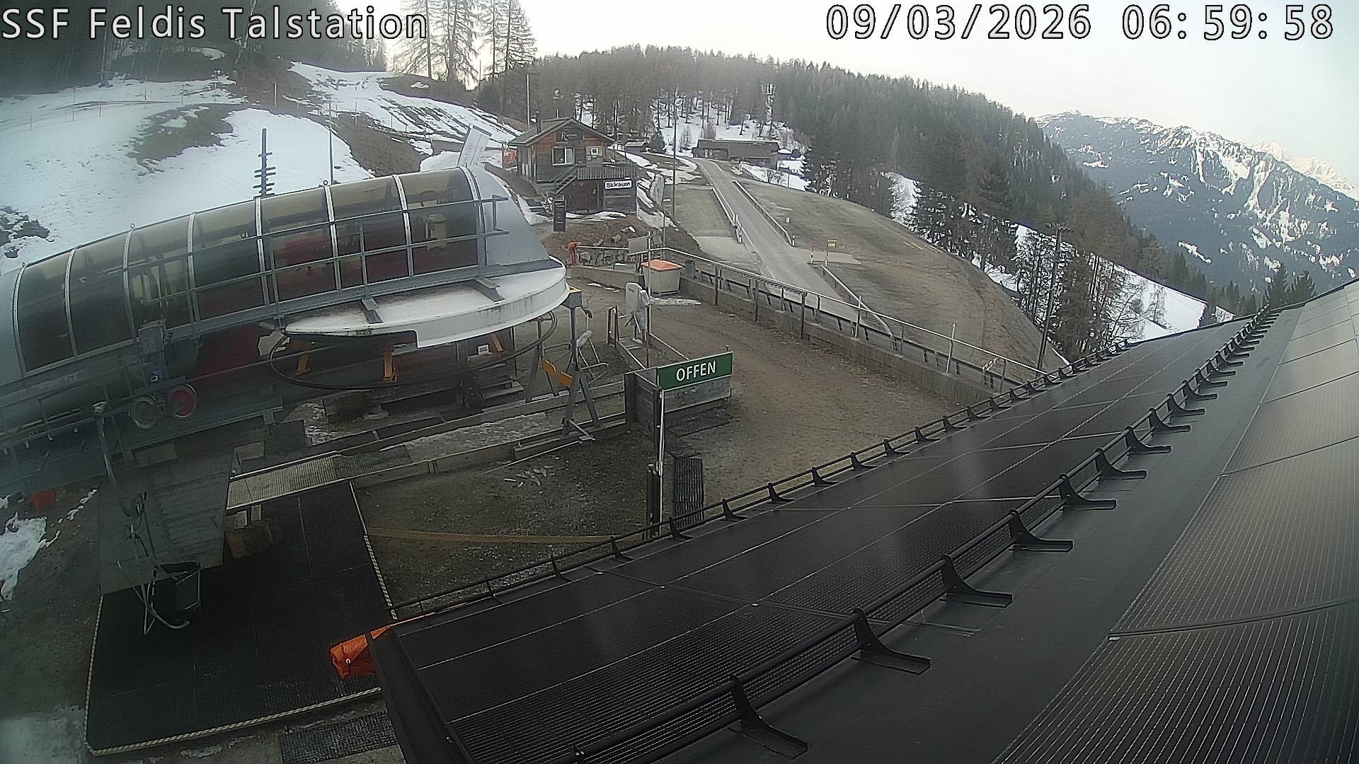 Archiv Foto Webcam Talstation Feldis/ Veulden