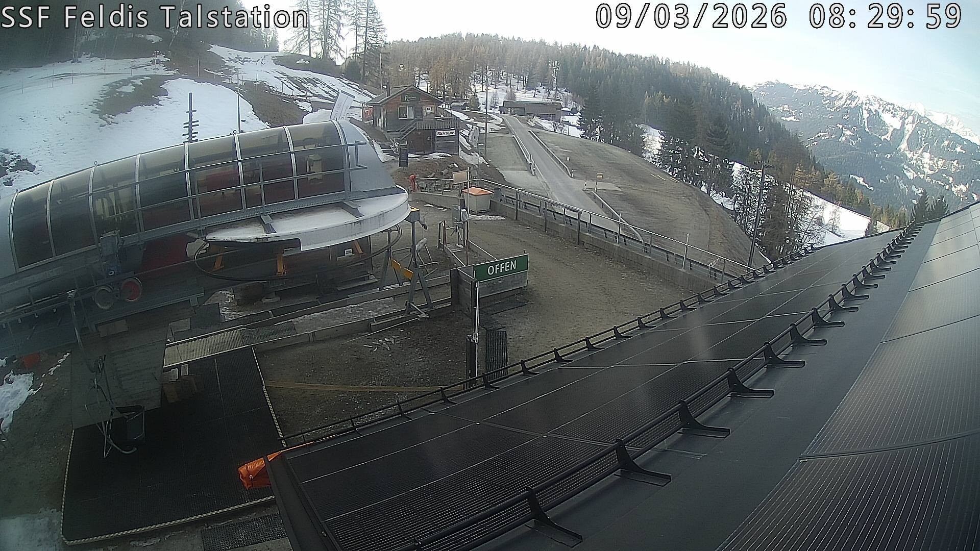 Archiv Foto Webcam Talstation Feldis/ Veulden