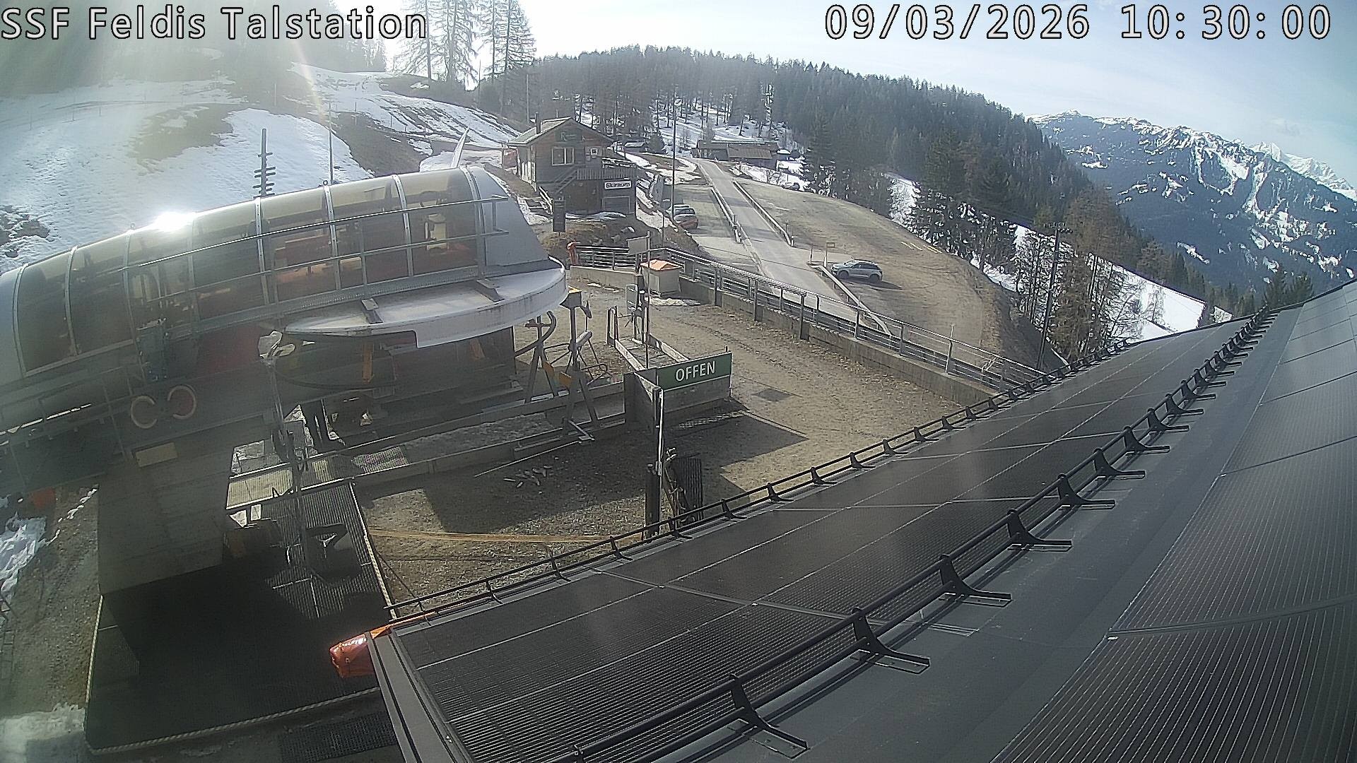 Archiv Foto Webcam Talstation Feldis/ Veulden