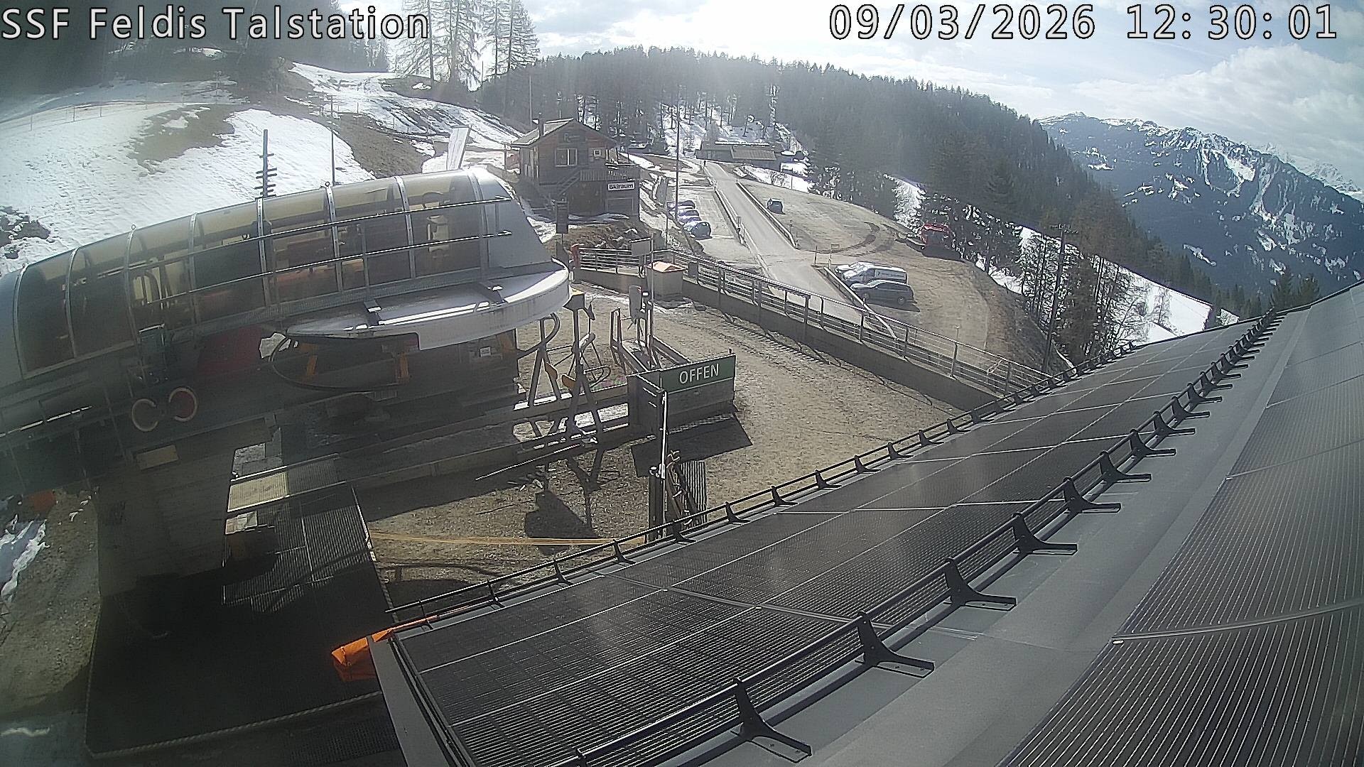 Archiv Foto Webcam Talstation Feldis/ Veulden