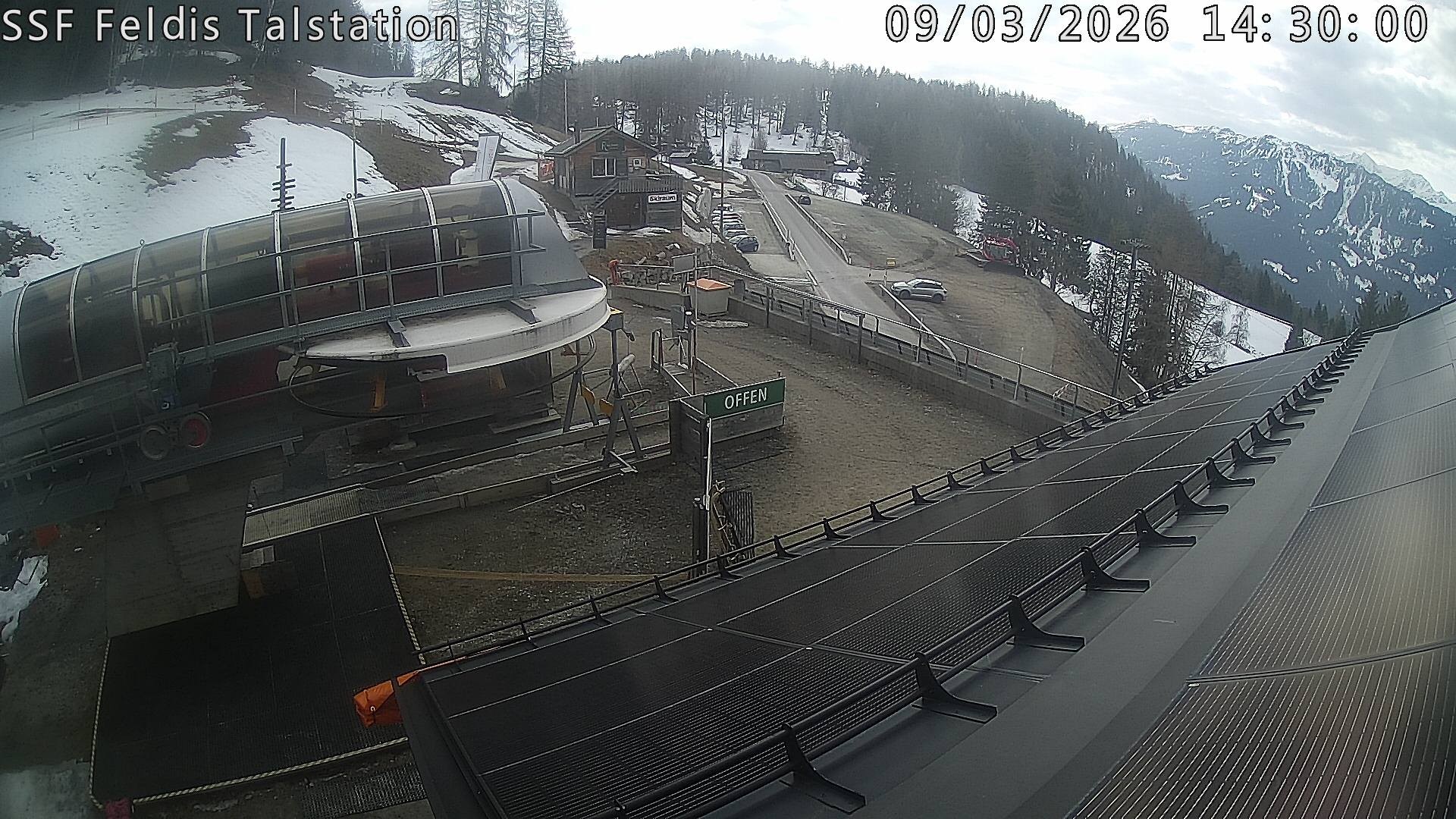 Archiv Foto Webcam Talstation Feldis/ Veulden