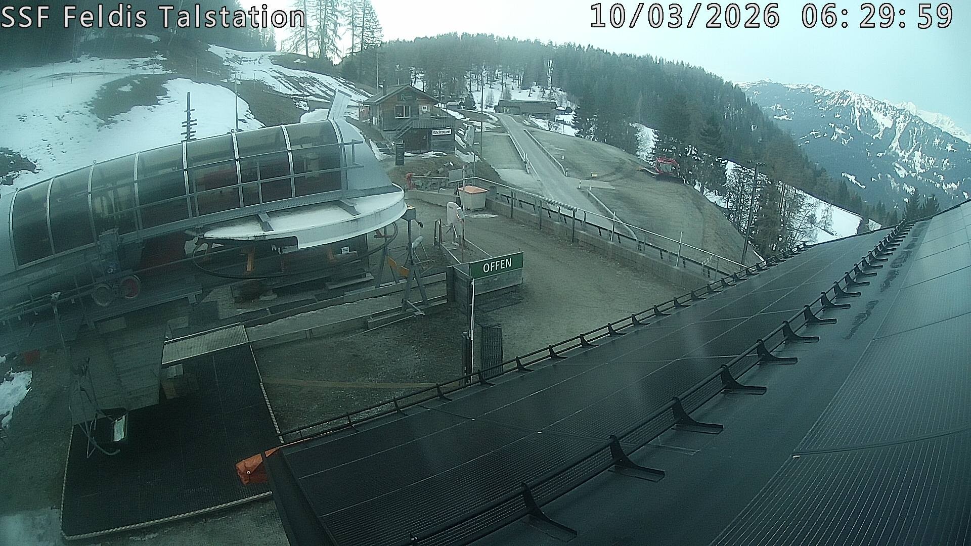 Archiv Foto Webcam Talstation Feldis/ Veulden